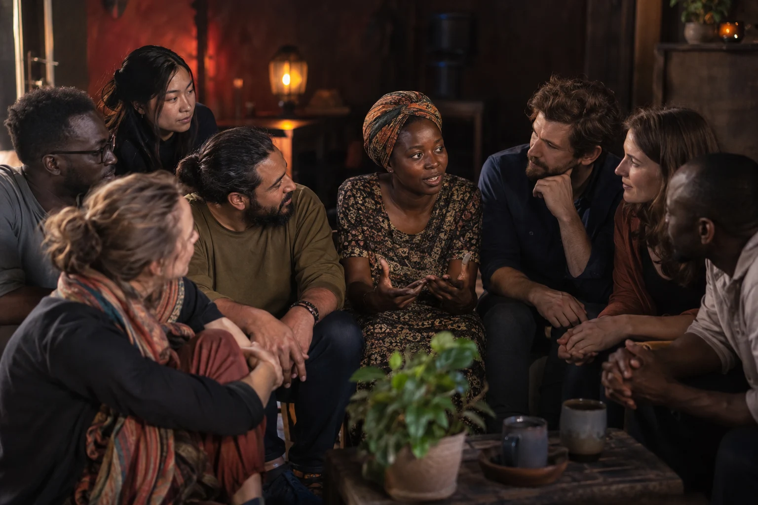 People from different nations united by faith, hope and a shared mission.